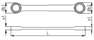 0440 Düz Yıldız Anahtar (mm) (2)