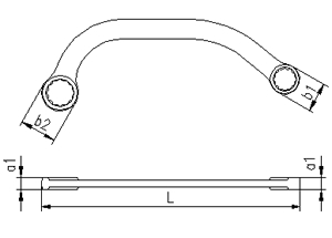 0530 Yarım Ay Anahtar Yıldız İki Ağız (mm) (2)