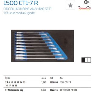 1500 CT1-7R Cırcırlı Kombine Anahtar Seti 1-3 Ürün Modülü içinde (1)