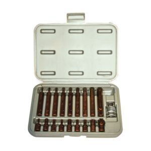 19PC KAPLAMALI DELİKLİ TORX BİTS SET