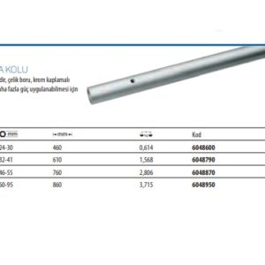 2 AR Boru Uzatma Kolu