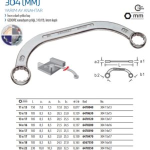 304 (MM) Yarım Ay Anahtar (1)