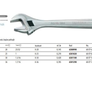 60 CP Kurbağacık Açık Ağızlı, Krom Kaplamalı