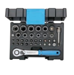 666-U-20 Bits Kutusu 1-4 Cırcır Kolu ile (35 Prç) (2)