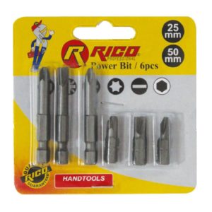 6PC BİTS UÇ SETİ 25MM - 50MM