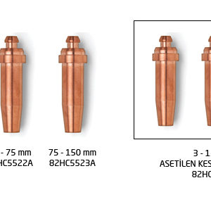 Asetilen Kesme Lüleleri