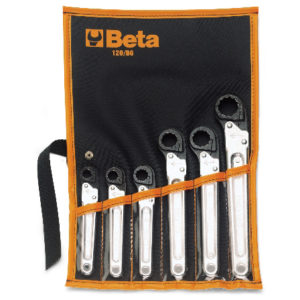 BETA 120B6 Cırcırlı Boru Anahtarı Takımı 6 Parça