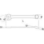 BETA 142 Cırcırlı Kombine Anahtar (2)