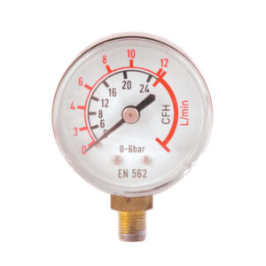 Basınç Göstergesi 0-12 Bar Argon-CO2 Çıkış 59012