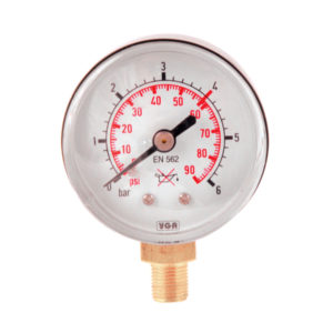 Basınç Göstergesi 0-6 Oksijen Çıkış 51006-50