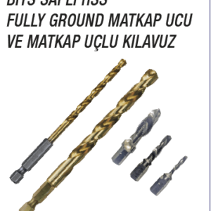 BİTS SAPLI HSS FULLY GROUND MATKAP UCU