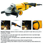 Dewalt DWE4579-QS Büyük Taşlama 2600W 230mm 6500 DevDak