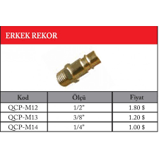 ERKEK REKOR QCP-M12-M13-M14