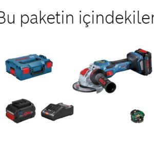 GWX 18V-15 SC Professional X-LOCK özellikli akülü taşlama makinesi BITURBO