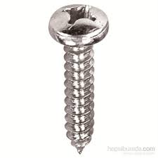 INOX YSB SAÇ VİDALARI DIN 7981 A2