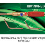 Lehimleme 3'lü Seti (Propan Doğalgaz)