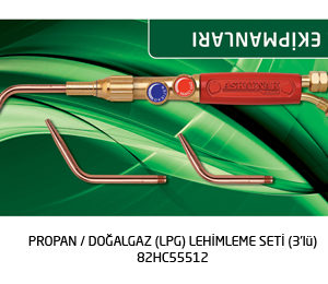 Lehimleme 3'lü Seti (Propan Doğalgaz)