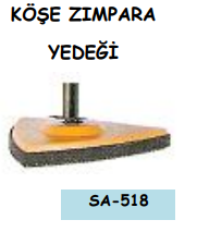 SA-518 KÖŞE ZIMPARA YEDEĞİ