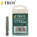 TROY 22226 Bits Uç Seti (Düz 4,5x50mm, 12Adet) (1)