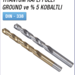 TİTANYUM KAPLI FULLY GROUND MATKAP UCU