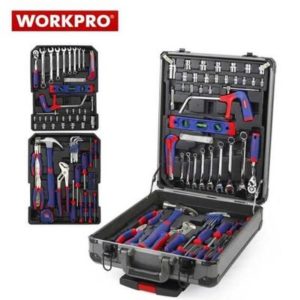 WORKPRO W009030 Alüminyum Takım Çantalı Alet Seti, 111 Parça (1)