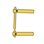 Xa1 Straight Arms L=120mm + Electrodes 803151