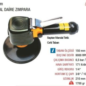 YAMA Havalı Daire Zımpara 150 MM (2)