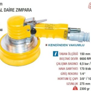 YAMA Havalı Toz Emişli Daire Zımpara 150 MM (1)