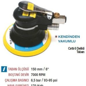 YAMA Havalı Toz Emişli Prof Daire Zımpara (2)