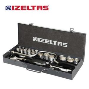 İzeltaş 1113 12 Lokma Anahtar Takımı Altı Köşe (18 parça, mm)