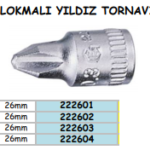 1-4 KROMAJLI LOKMALI YILDIZ TORNAVİDA UÇLARI