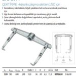 1.06-H Çektirme Hidrolik Çalışma Aletleri 1.50 için (2)