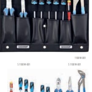 1100 W-001 Pense-Tornavida Seti İçeren Alet Kartı 9 Prç (2)