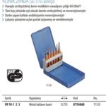 113 D Konik Zımba Seti 6 Prç (2)