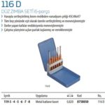 116 D Düz Zımba Seti 6Prç (2)