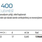 138-400 Düz Keçe Levyesi (2)
