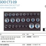 1500 CT1-19 Lokma Anahtar Seti 1-2 1-3 ürün modülü içinde (1)