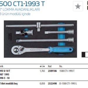 1500 CT1-1993 T 1-2 Lokma Avadanlıkları (1)
