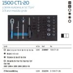 1500 CT1-20 Lokma Avadanlık Seti 1-4 1-3 ürün modülü içinde (2)