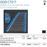 1500 CT2-7 Kombine ve Allen Anahtar Takımı 2-3 Ürün Modülü İçinde (1)
