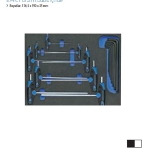 2005 CT2-DT 2142 T Tipi Altıköşe Anahtar Seti (1)