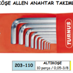 203-110 ALTIKÖŞE ALLEN ANAHTAR TAKIMLARI