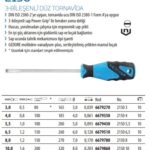 2150 3 Bileşenli Düz Tornavida (2)