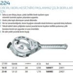 224 Cırcırlı Boru Kesici Niro Paslanmaz Çelik Borular (2)