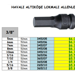 3-8'' HAVALI ALTIKÖŞE LOKMALI ALLENLER