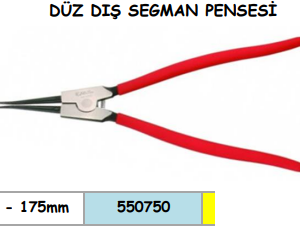 550750 DÜZ DIŞ SEGMAN PENSESİ