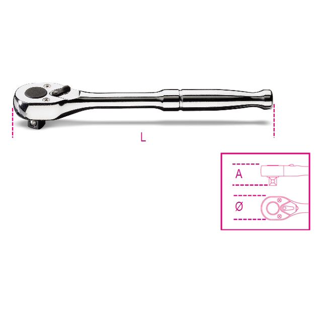 BETA 900M55 Metal Saplı Cırcır BETA 900M55 Metal Saplı Cırcır