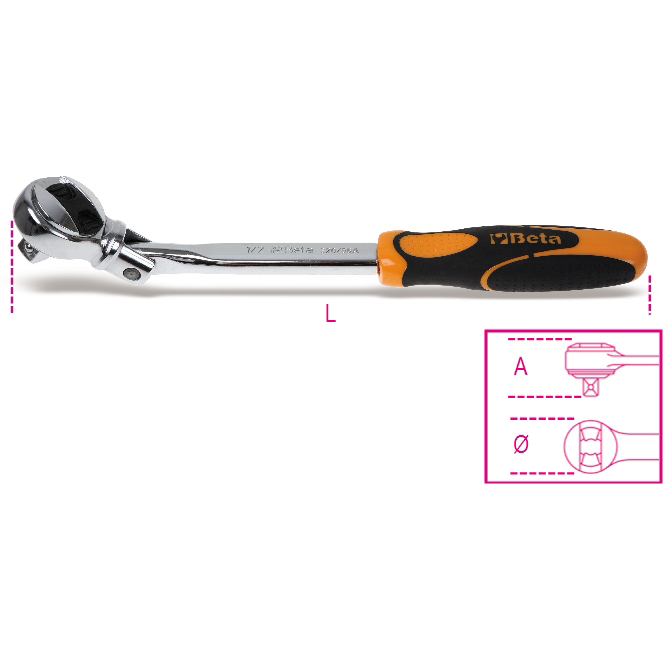 BETA 92056A Mafsallı Mandallı Cırcır BETA 92056A Mafsallı Mandallı Cırcır