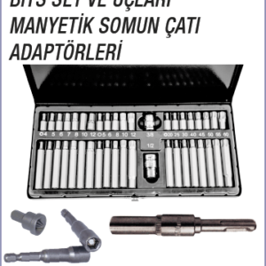 BİTS SET VE UÇLARI MANYETİK SOMUN ÇATI ADAPTÖRLERİ (1)