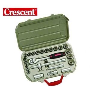CRESCENT CTK 25EU Profesyonel Lokma Anahtar Takımı (12, 25 Parça, Metrik)